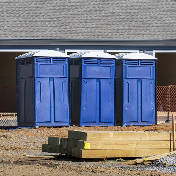 are there any restrictions on where i can place the portable restrooms during my rental period in Ainaloa